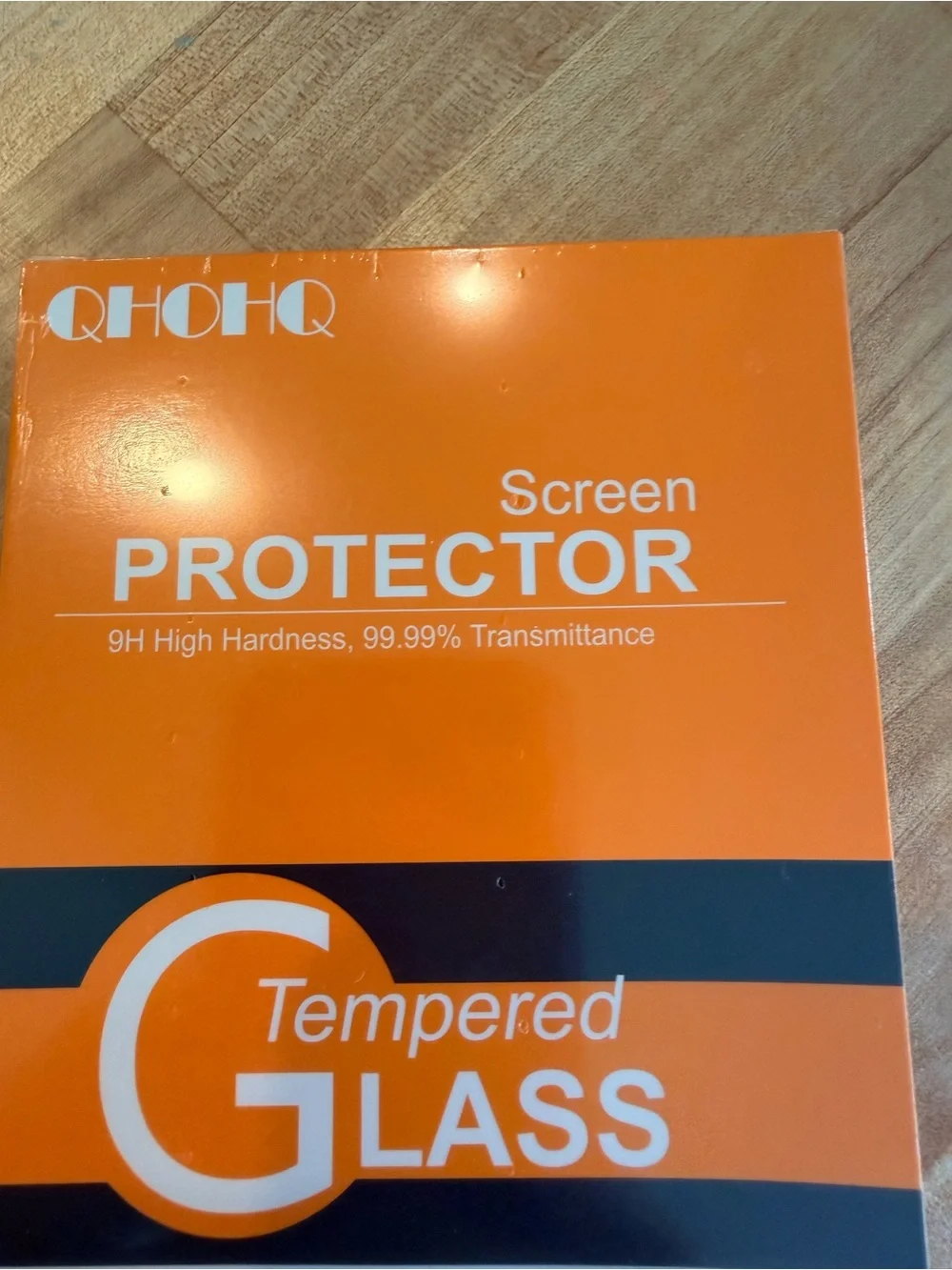 Tempered Glass Screen Protector - Orange Packaging